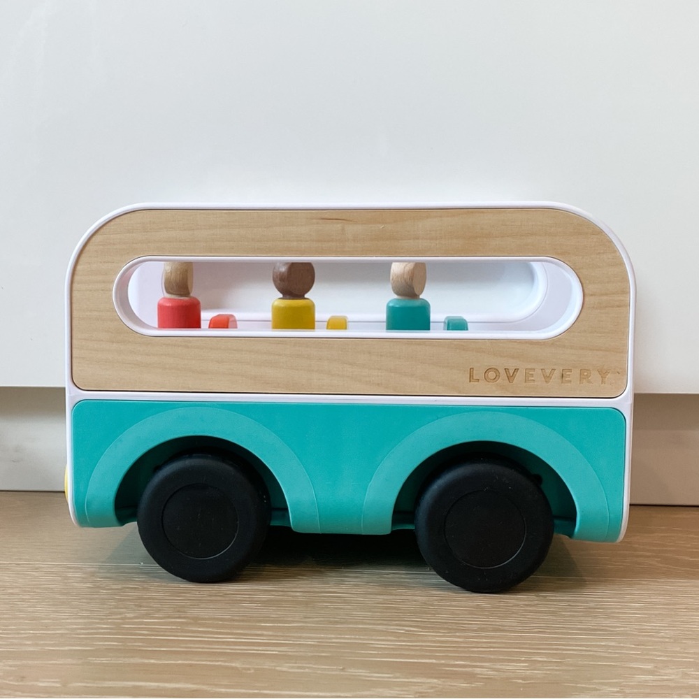 Lovevery | Wheel Around Town Bus from The Realist Play Kit (Months 19, 20, 21)